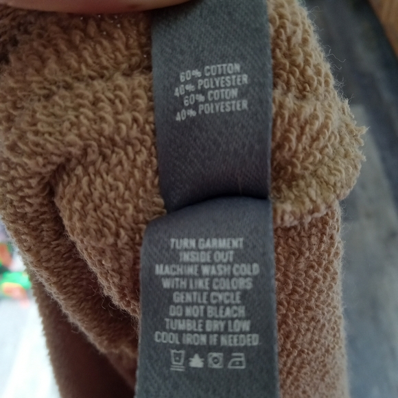 Aerie distressed cropped sweatshirt size xs - Picture 6 of 6